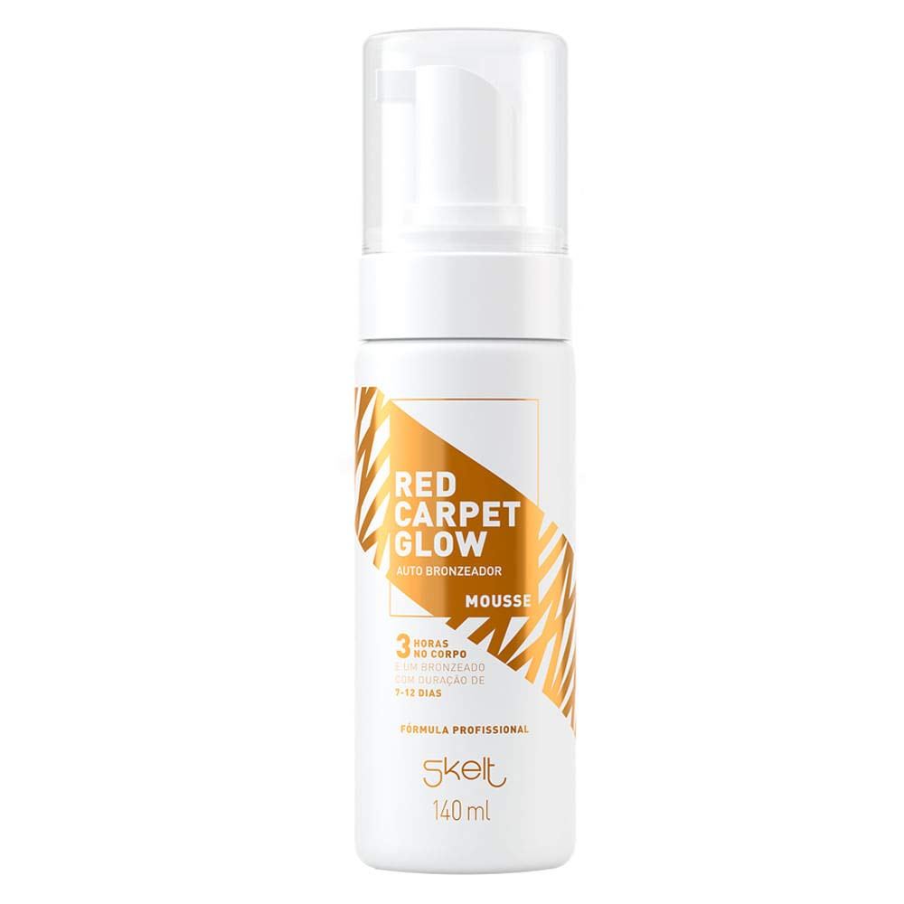 Skelt Mousse Autobronzeador 140ml | Bronzeado Médio, 6 a 8 Horas Para Um Bronzeado Perfeito, Duração de 7 a 12 Dias, Cor-Guia | Todos os Tipos de Pele