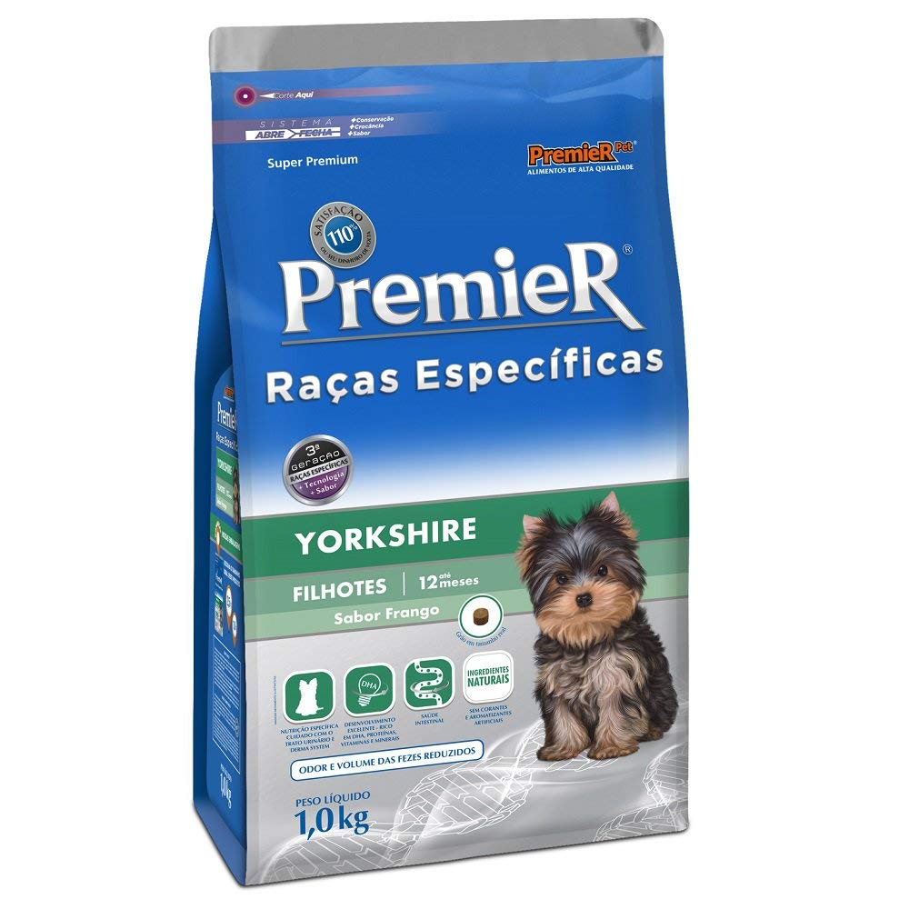 Premier Pet Ração Premier Raças Específicas Yorkshire Para Cães Filhotes - 1Kg Filhotes