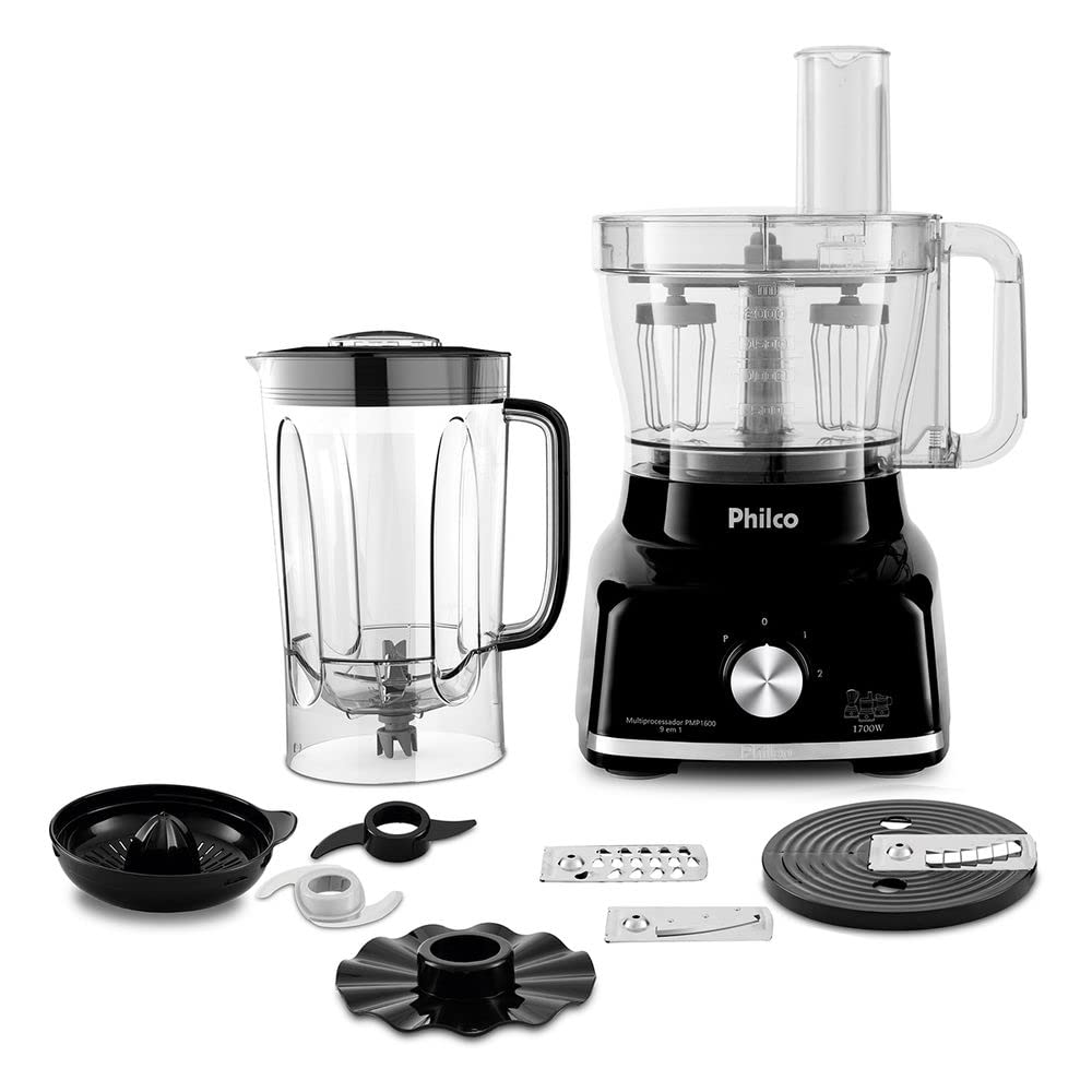 Multiprocessador, Pmp1600p, 1700W, Preto, 127v, Philco