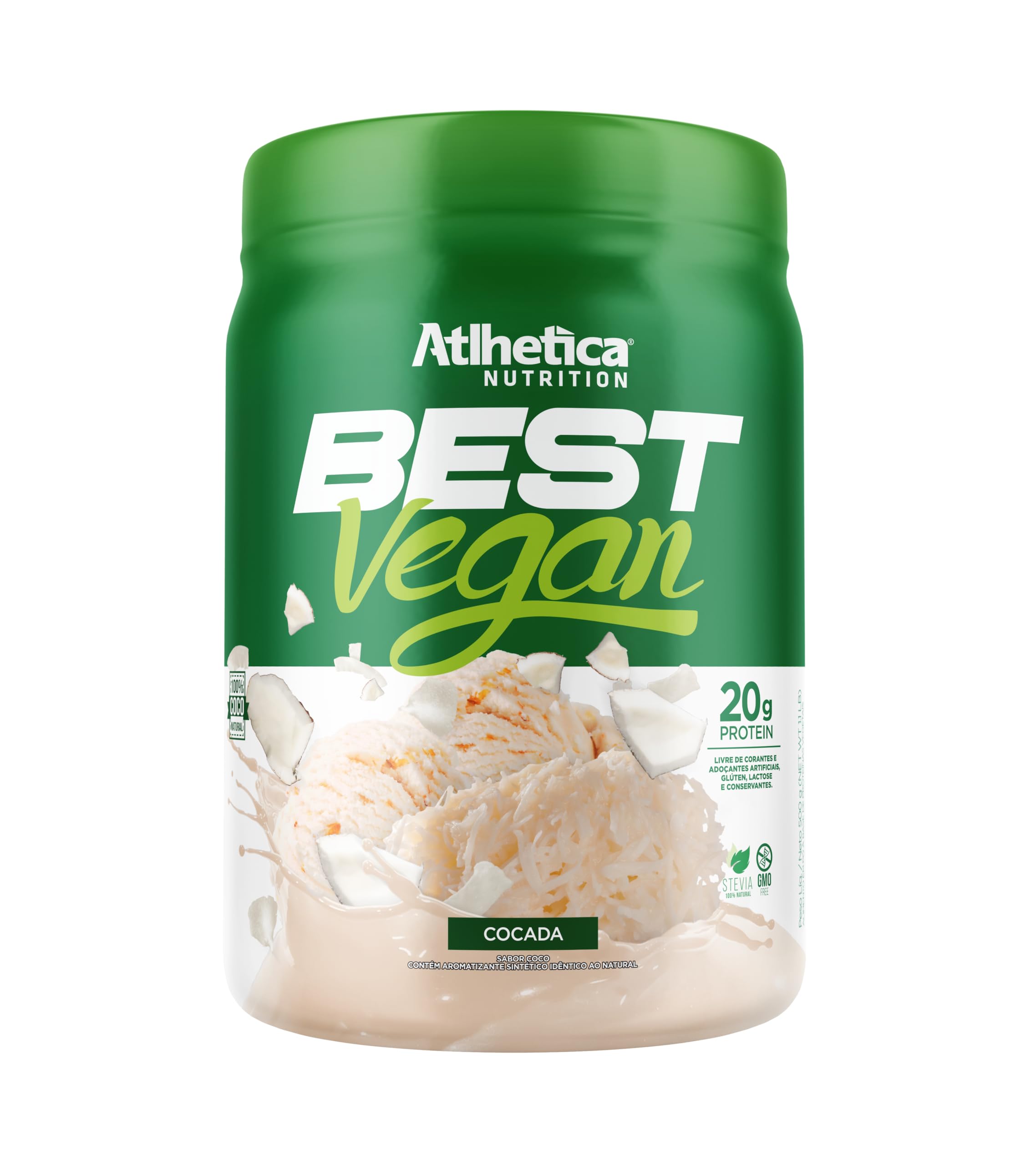 Proteína Vegana Best Vegan Sabor Cocada 500 g Atlhetica Nutrition