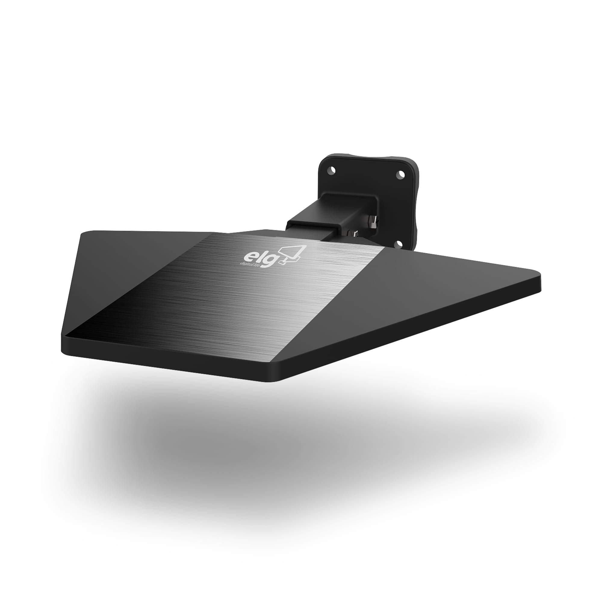 Antena Digital Externa para TV Wave, Cabo de 10m, Ganho de 8dB, Alcance 60km, Compatível com Sinal Analógico e Digital, Cinza, HDTVEX800PLUS, ELG