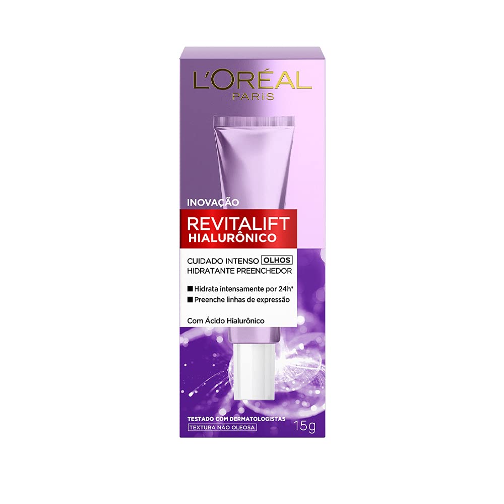 L'Oréal Paris Revitalift Hialurônico Creme Anti-Idade Para Área Dos Olhos 15g