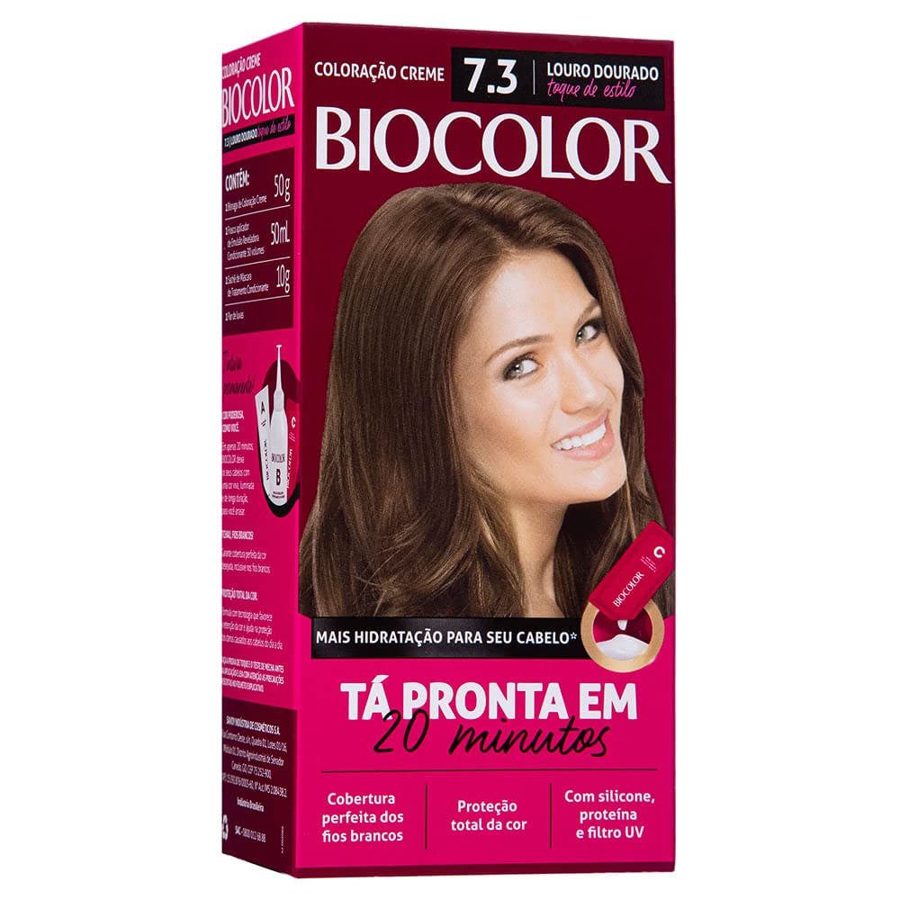 Biocolor Tintura Mini Kit Louro Leve 7.3