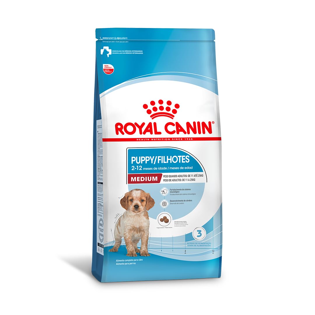 Ração Royal Canin Medium Junior Cães Filhotes 15Kg