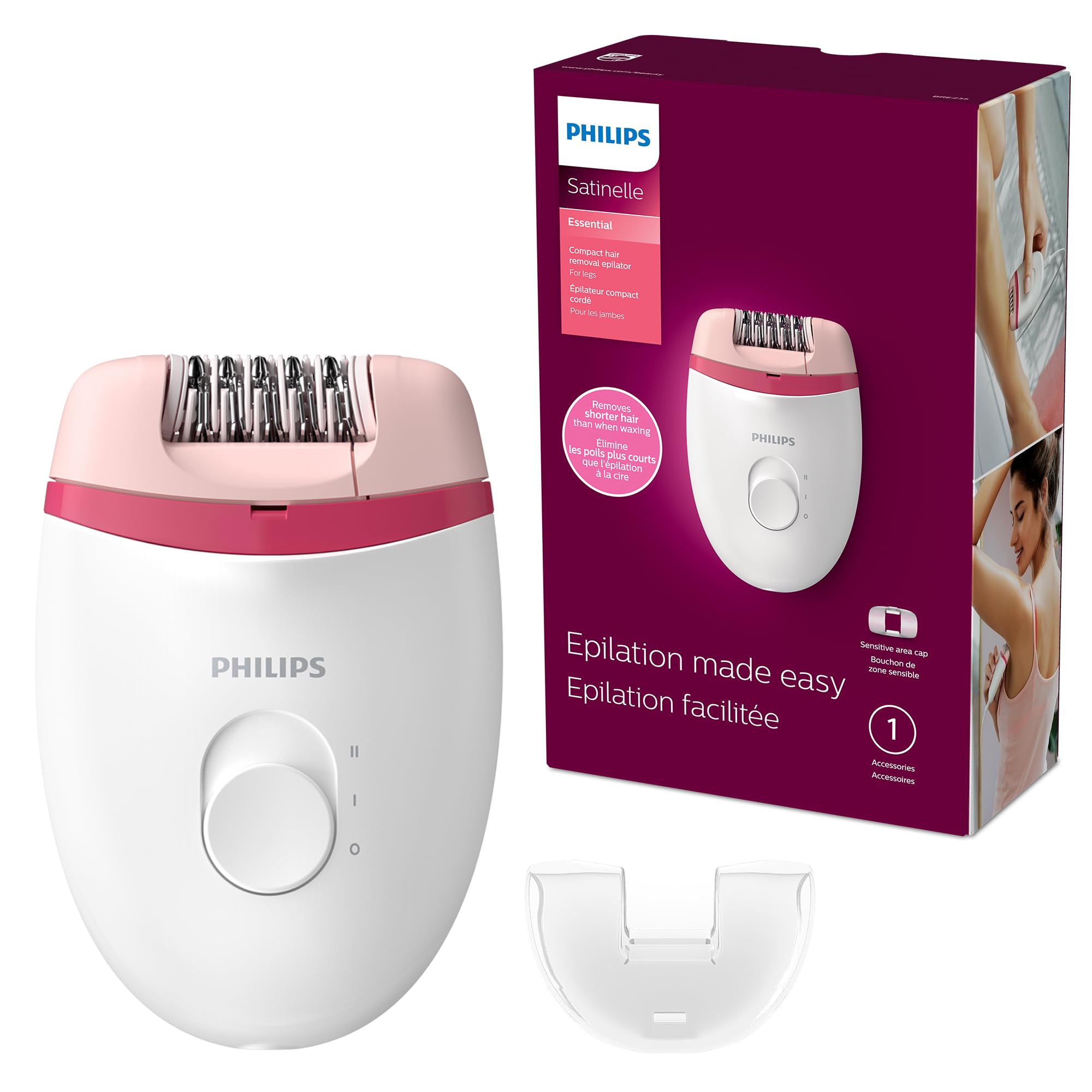 Philips Beauty Satinelle Essential BRE235/04 depiladora compacta com fio