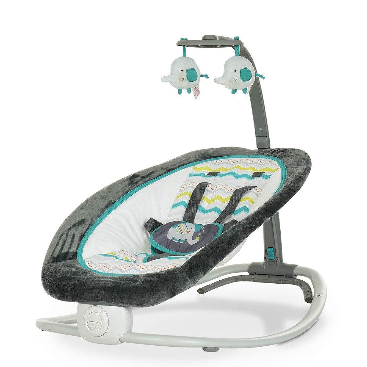 Cadeira de Descanso Compact Mastela Até 18Kg Cinza e Verde