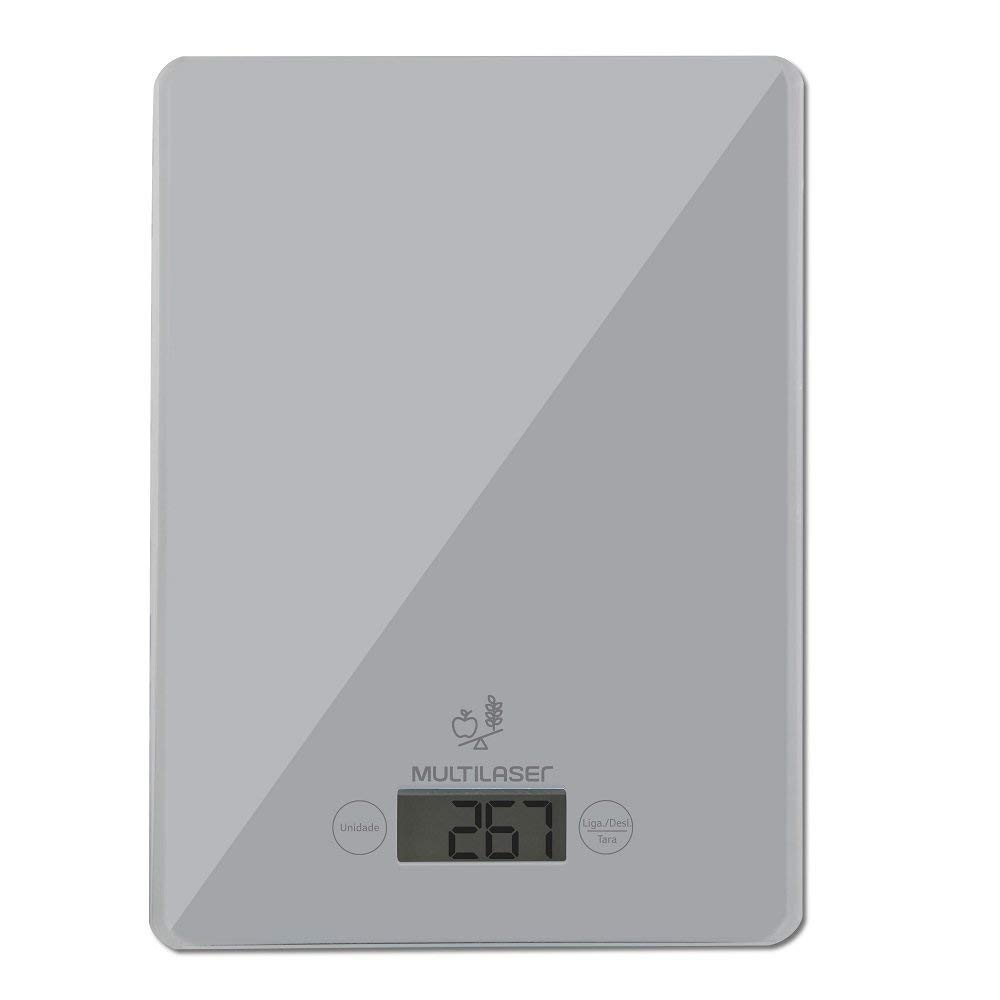 Balança de Cozinha Digital Prata Up Home - CE111