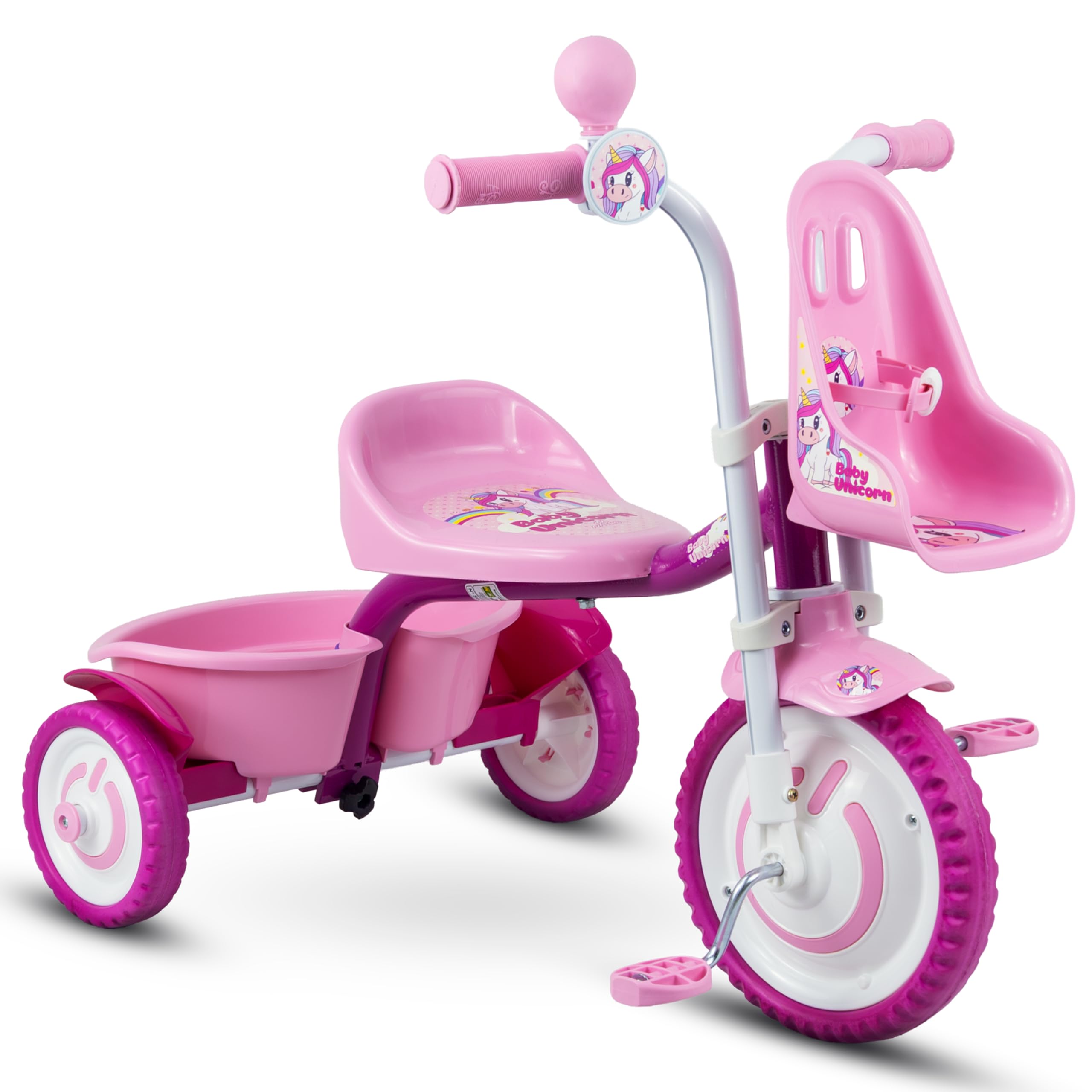 Triciclo Infantil Nathor Motoca You 3 Girl 3 Unicórnio