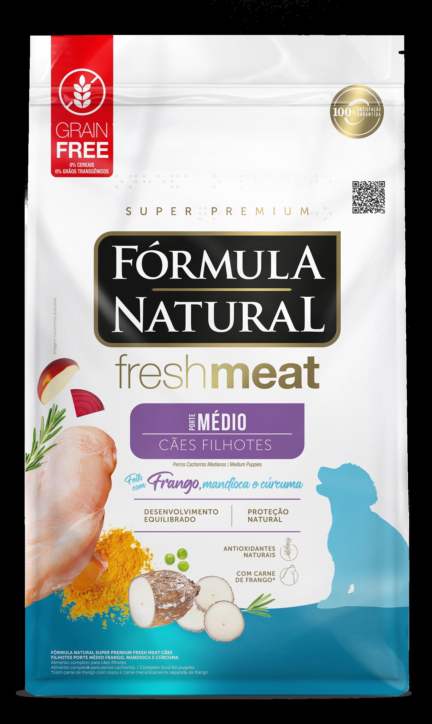 FÓRMULA NATURAL Fn Fresh Meat Filh Medio 12Kg