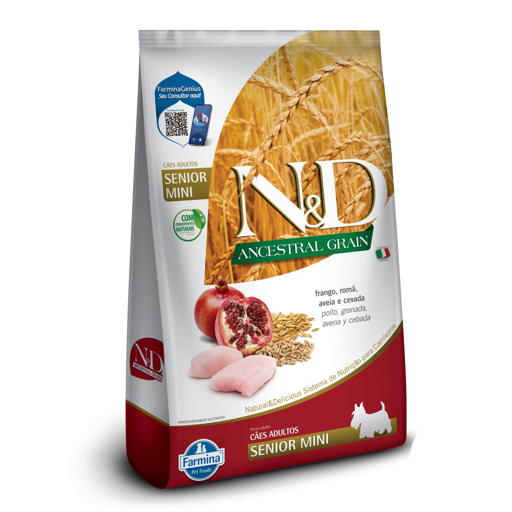 ND ANCESTRAL CAN FRANGO SENIOR MINI 2,5KG