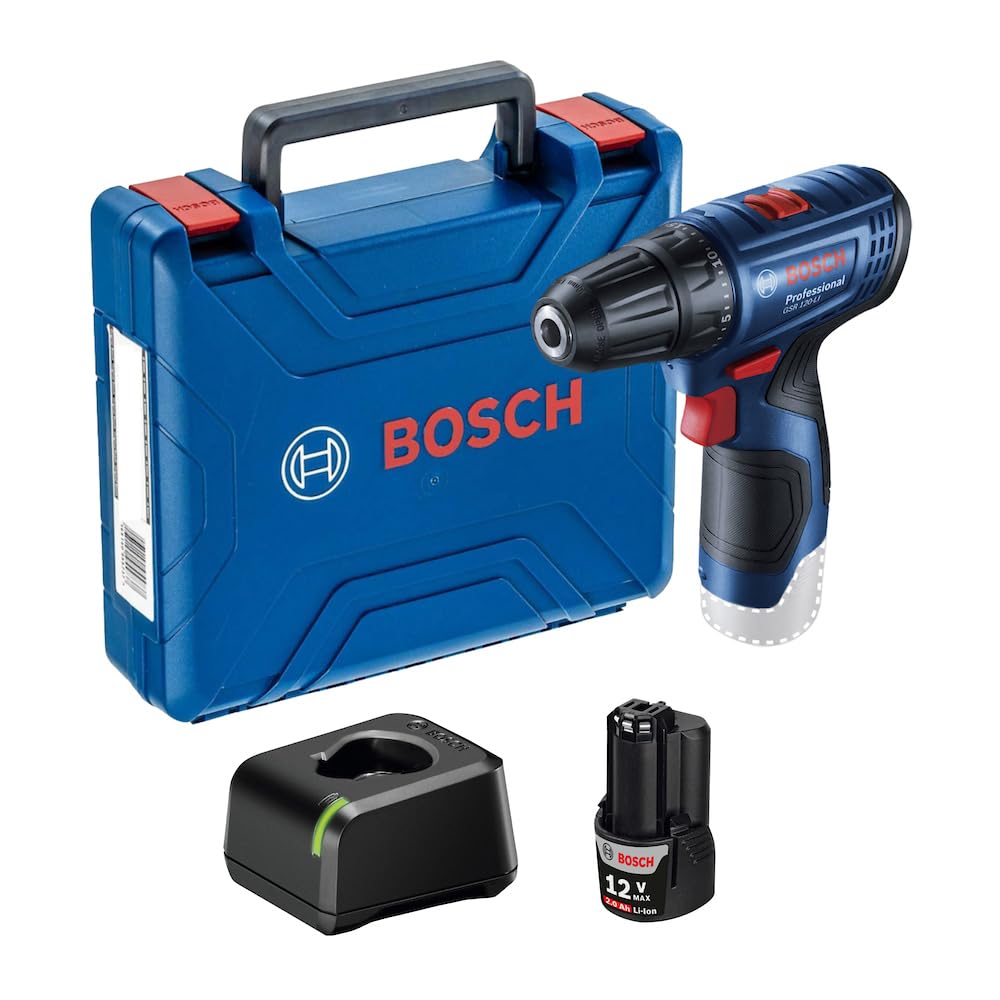 Bosch Parafusadeira Furadeira GSR 120-LI 12V 1 Bateria