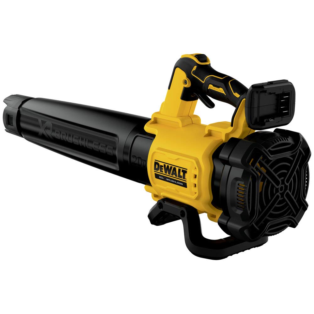 DEWALT Soprador de folhas 20V MAX XR, sem fio, portátil, 125-mph, 450 CFM, somente ferramenta (DCBL722B)