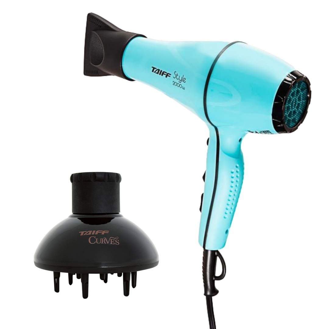 KIT TAIFF SECADOR PROFISSIONAL STYLE 2000W TIFFANY - 220V + DIFUSOR CURVES