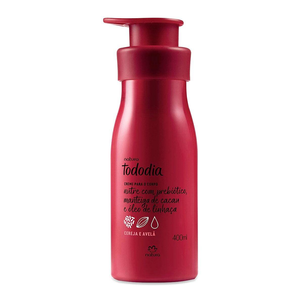 Creme Desodorante Nutritivo para o Corpo Natura Cereja e Avelã 400ml