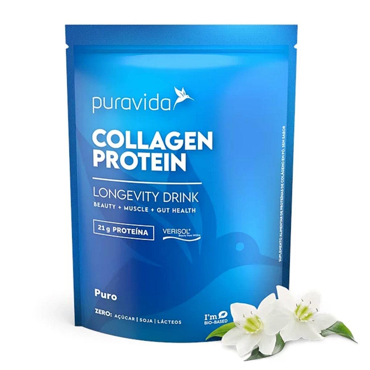 Collagen Protein Verisol Puravida 450g Puro