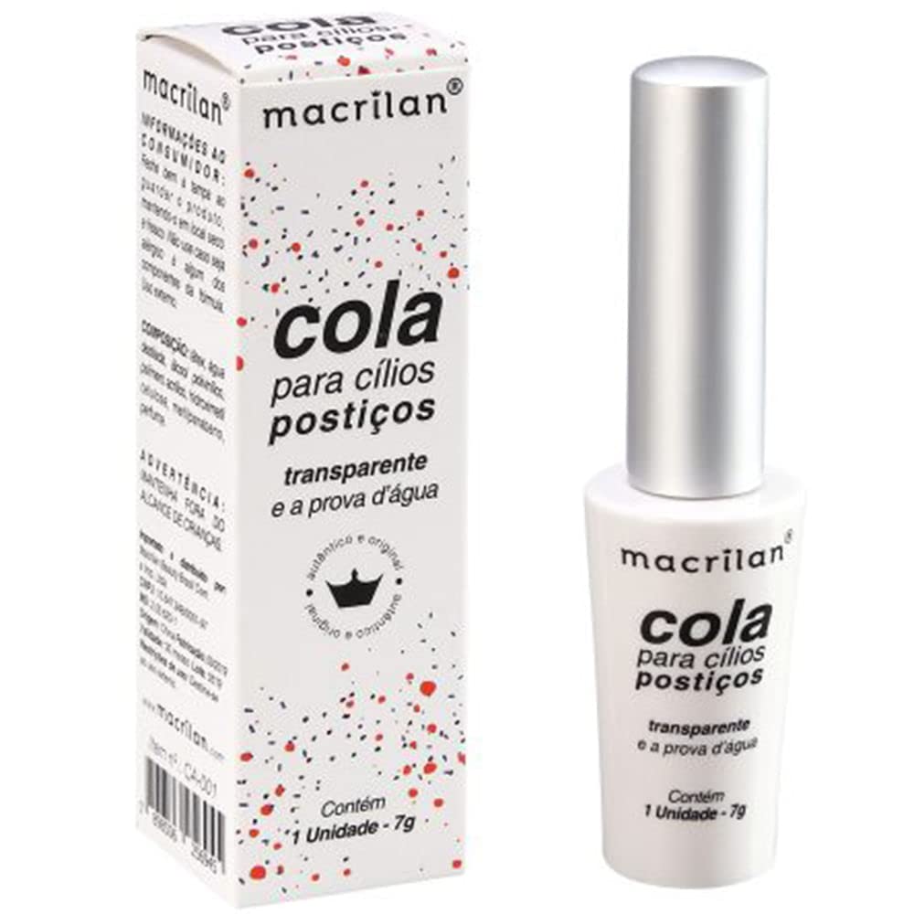 Cola para Cílios Postiços Transparente CA-001 Macrilan