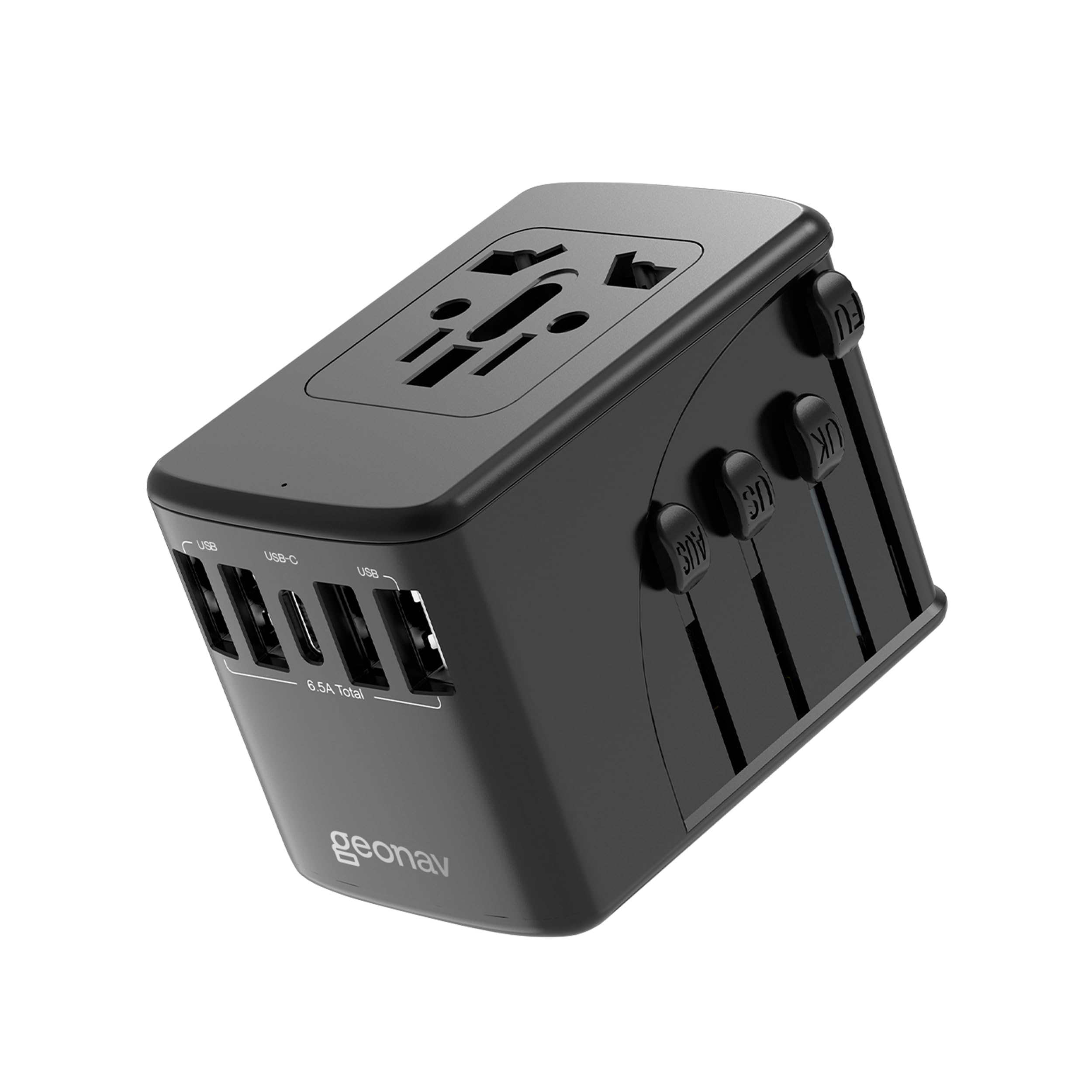 Adaptador de Viagem Universal Geonav TLCH65BK