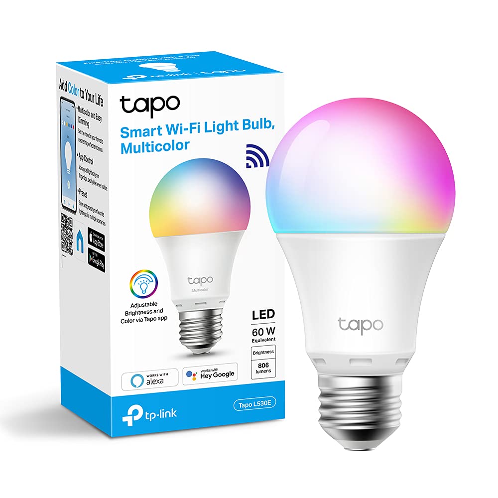 TP-Link Tapo L530E Lâmpada LED Multicolorida Inteligente Wi-Fi