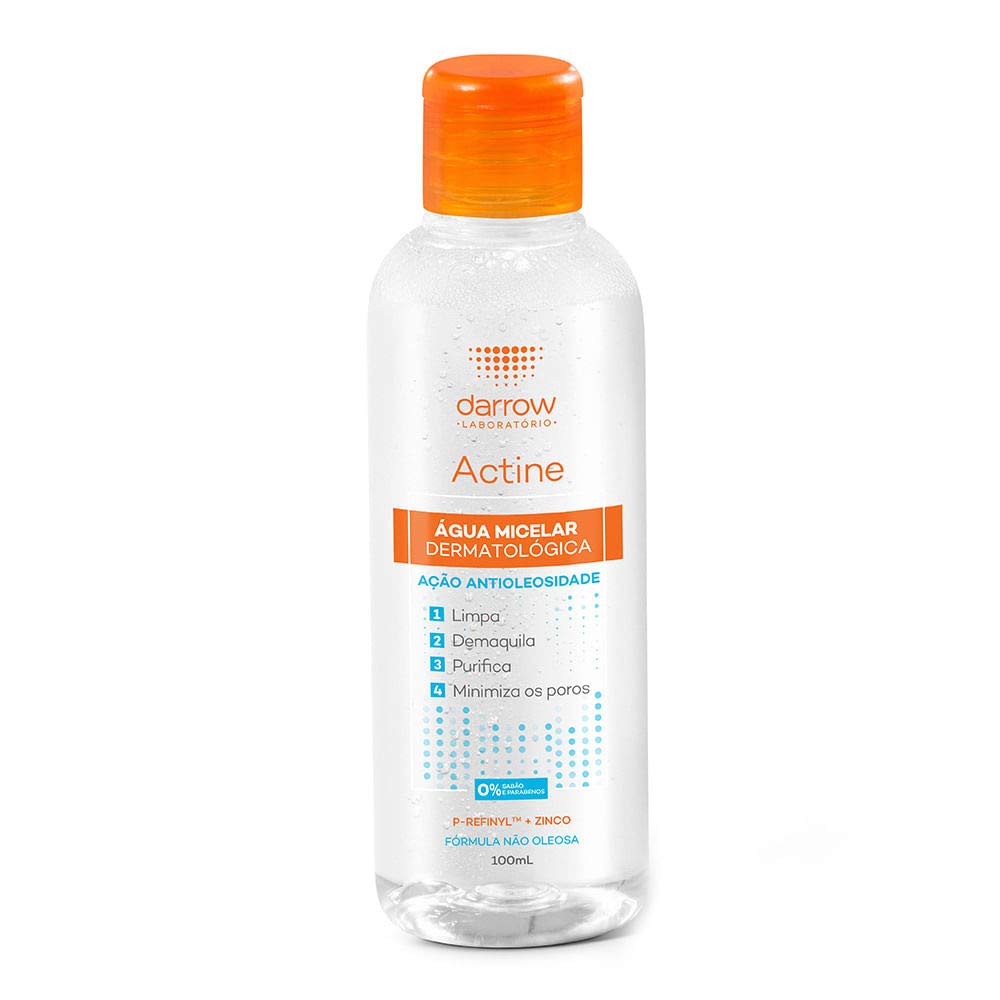 Darrow Actine Água Micelar Dermatológica Peles Oleosas - 100Ml 100Ml