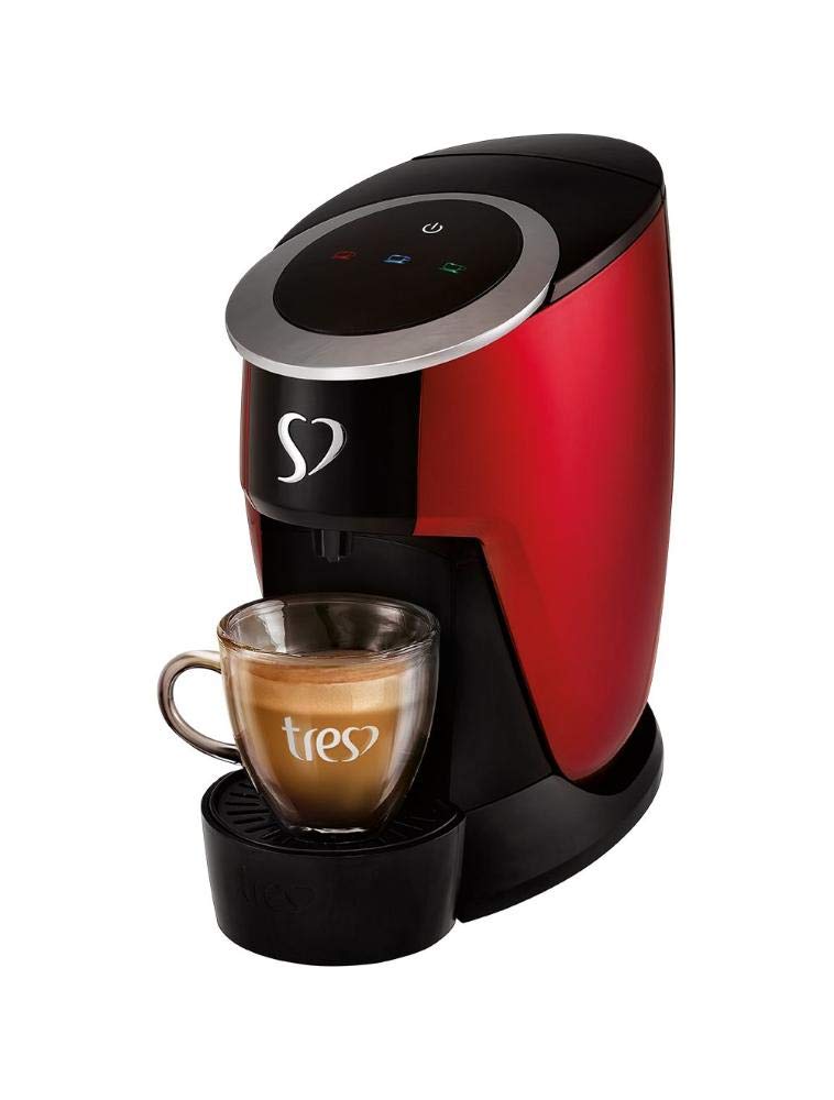 Cafeteira Espresso TRES Touch Vermelha 110V 3 Corações