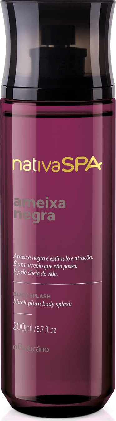 O Boticário Nativa Spa Body Splash Ameixa Negra 200ml