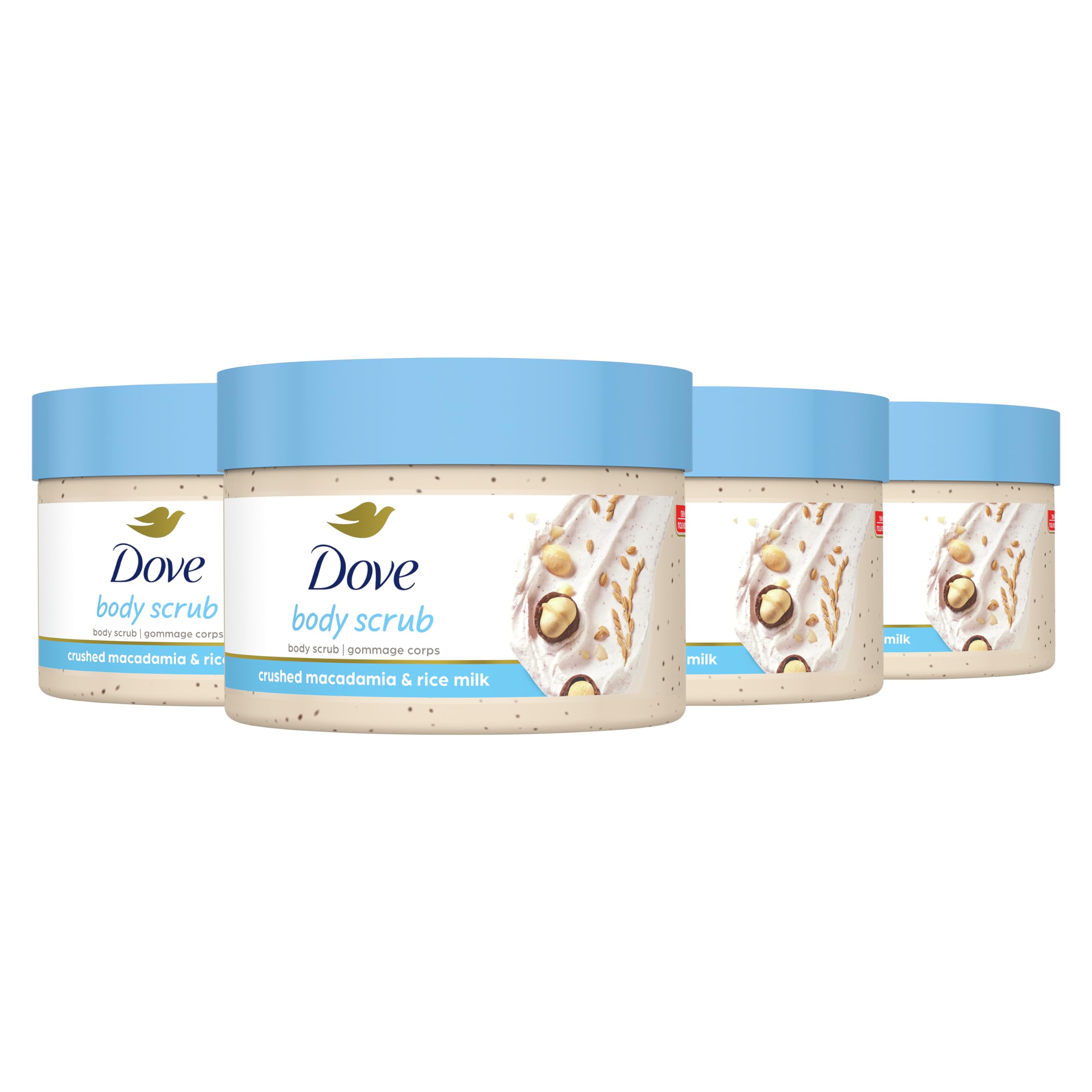 Dove Esfoliante Corporal Macadâmia e Leite de Arroz