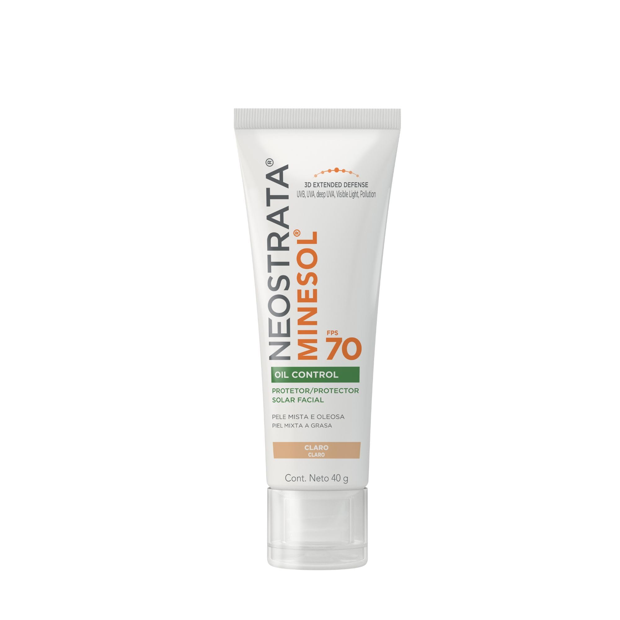 Neostrata Minesol Oil Control Protetor Solar Facial Pele Clara FPS 70 40g