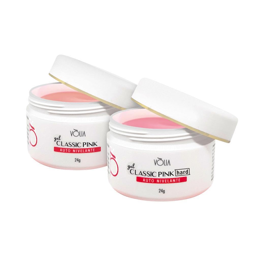 Kit Gel Vòlia Classic Pink e Pink Hard
