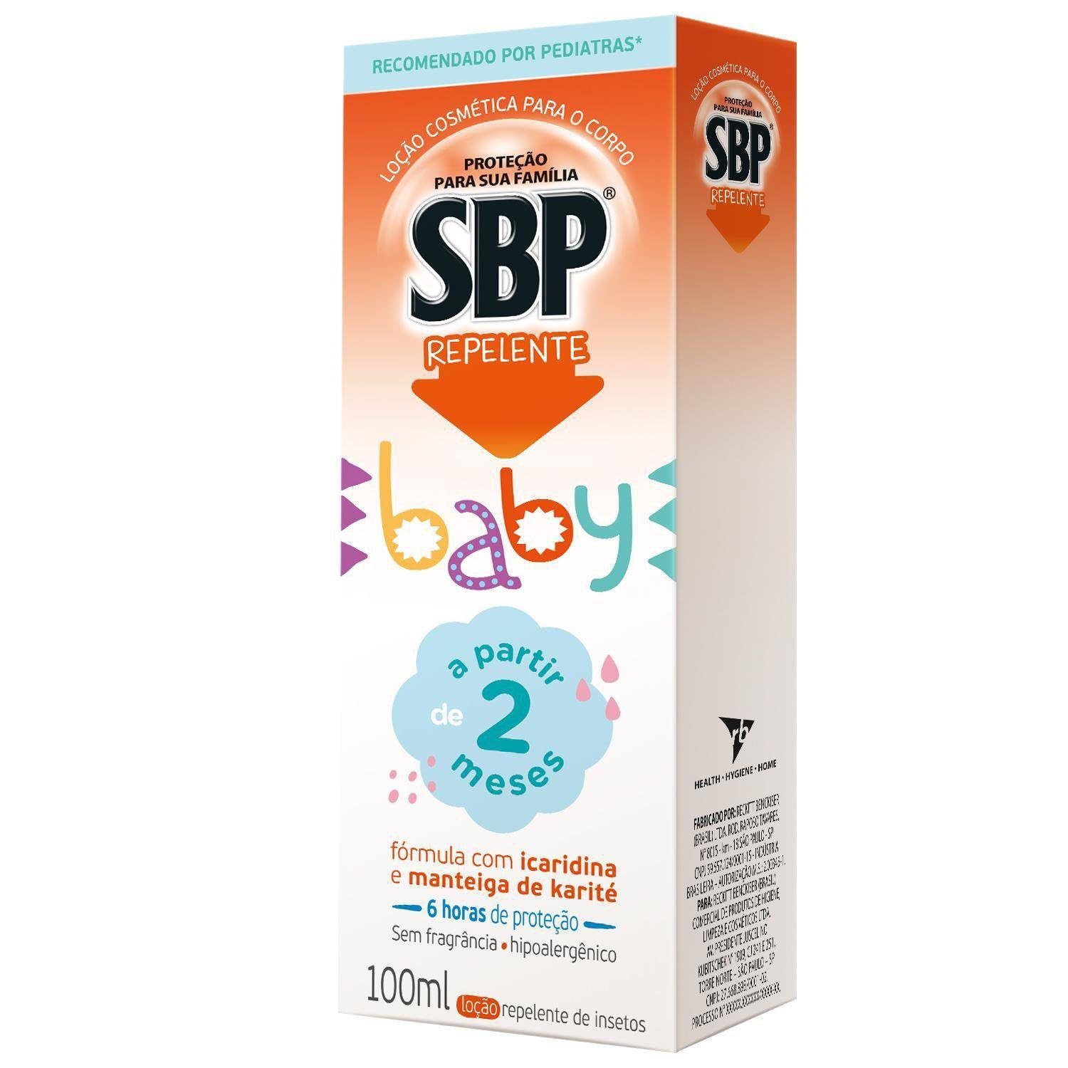 Loção Repelente SBP Baby 100ml