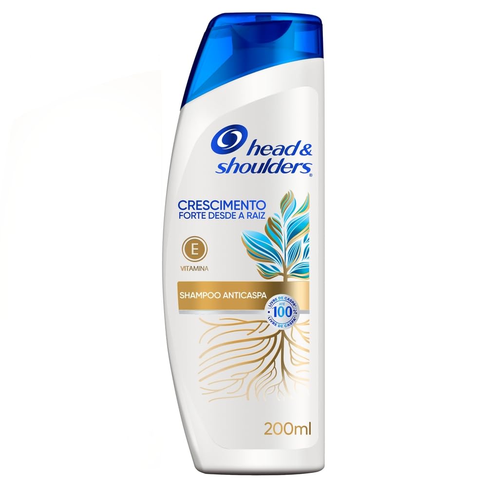 Head & Shoulders Shampoo Anticaspa Crescimento Desde A Raiz Vitamina E 400 ml