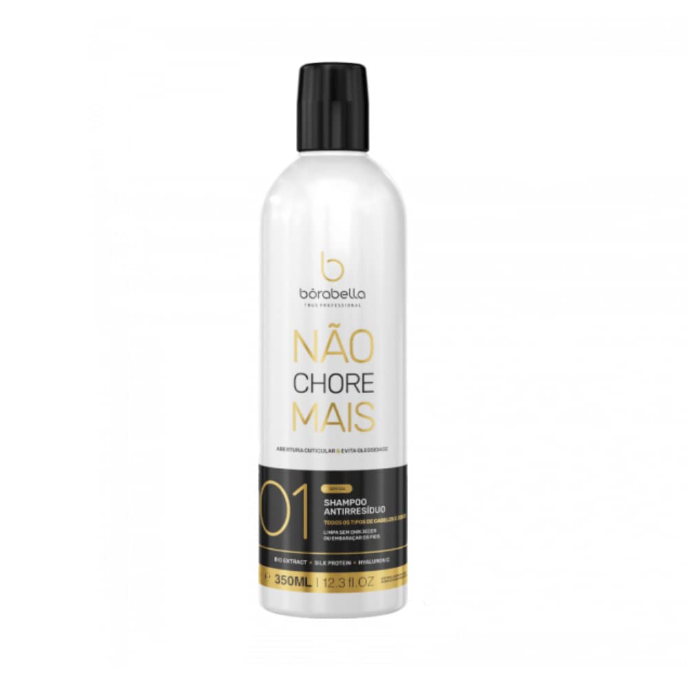 Shampoo Antirresíduo Não Chore Mais 350ml - Borabella