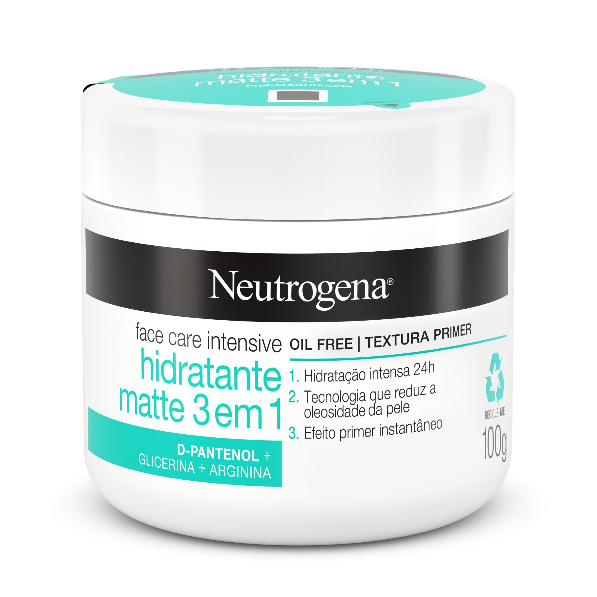 Neutrogena Matte 3 em 1 Face Care Intensive 100g