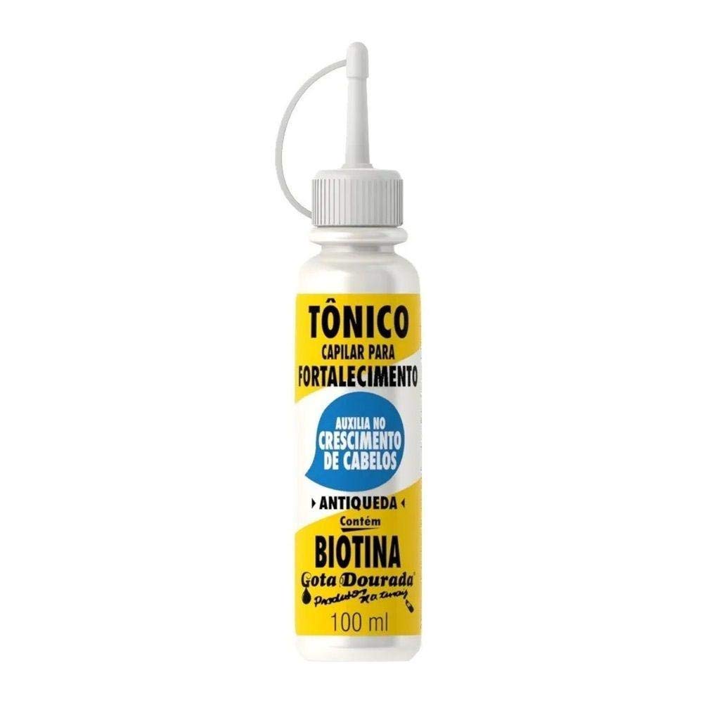 Gota Dourada Tônico Capilar Tratamento Biotina 100 Ml