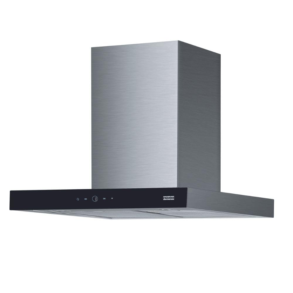 Coifa de Parede Linea Touch Franke 90cm 220V Aço Inox e Vidro Temperado Preto
