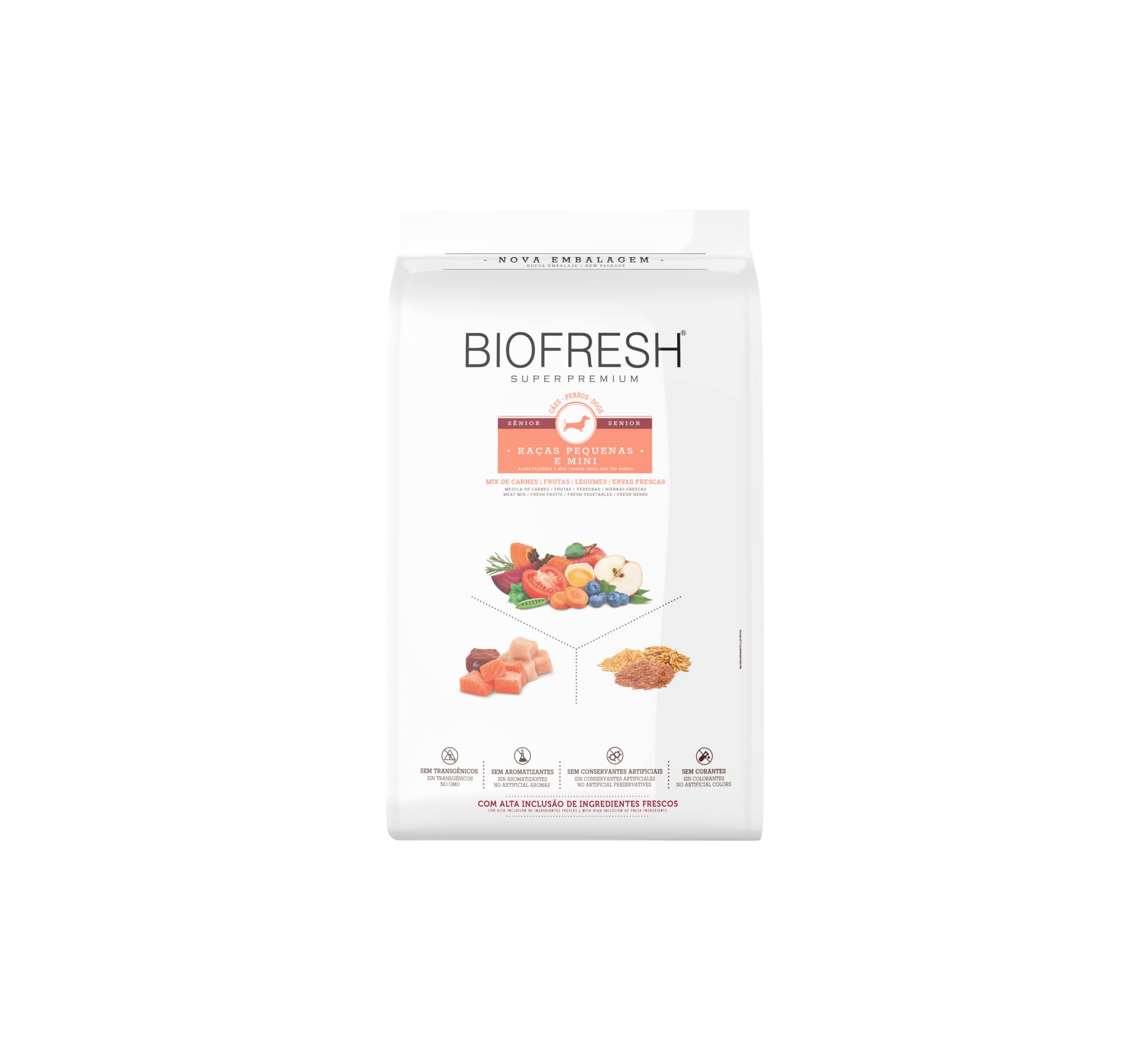 Biofresh Ração Super Premium Senior Mini E Pequeno 1Kg