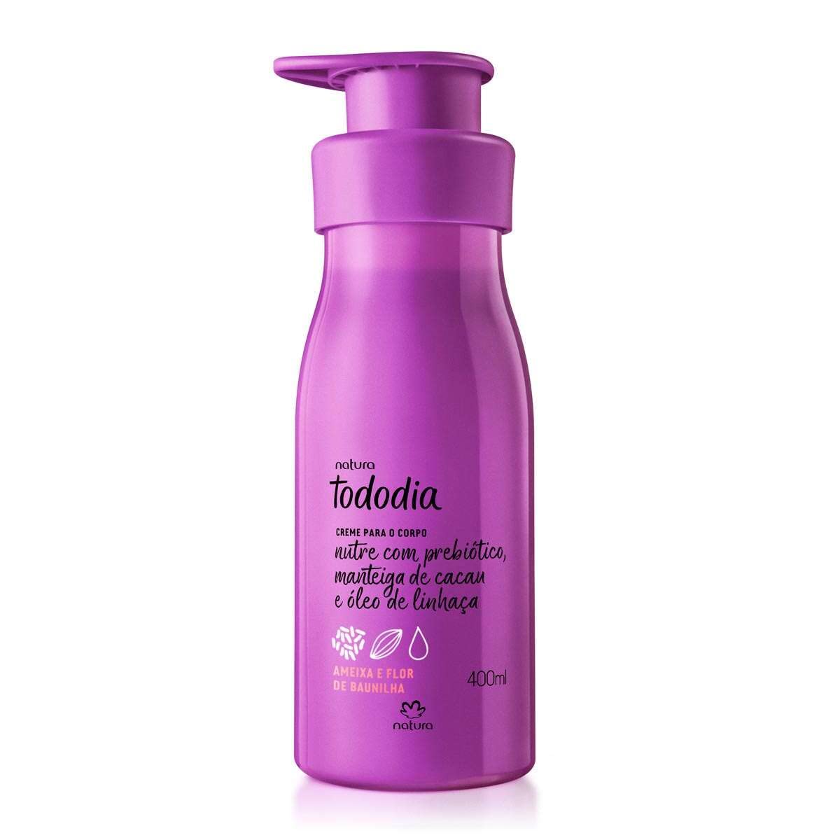 Creme Hidratante Natura Ameixa e Flor de Baunilha 400ml