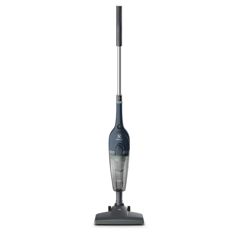 Electrolux Aspirador pó vertical com fio portátil de mão 2 em 1 potente 1450W cabo 5m capacidade 1,6L filtro HEPA STK14 Azul Denim 110V STK