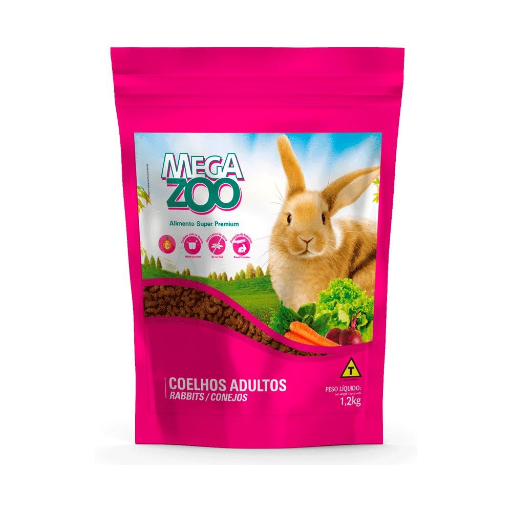 megazoo Ração Megazoo Extrusada Coelhos Ornamentais 5Kg