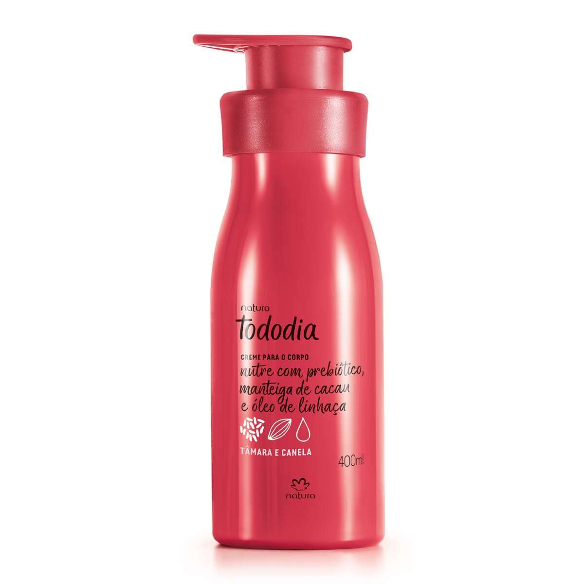 Creme Nutritivo Desodorante Corpo Natura Tododia Tâmara e Canela