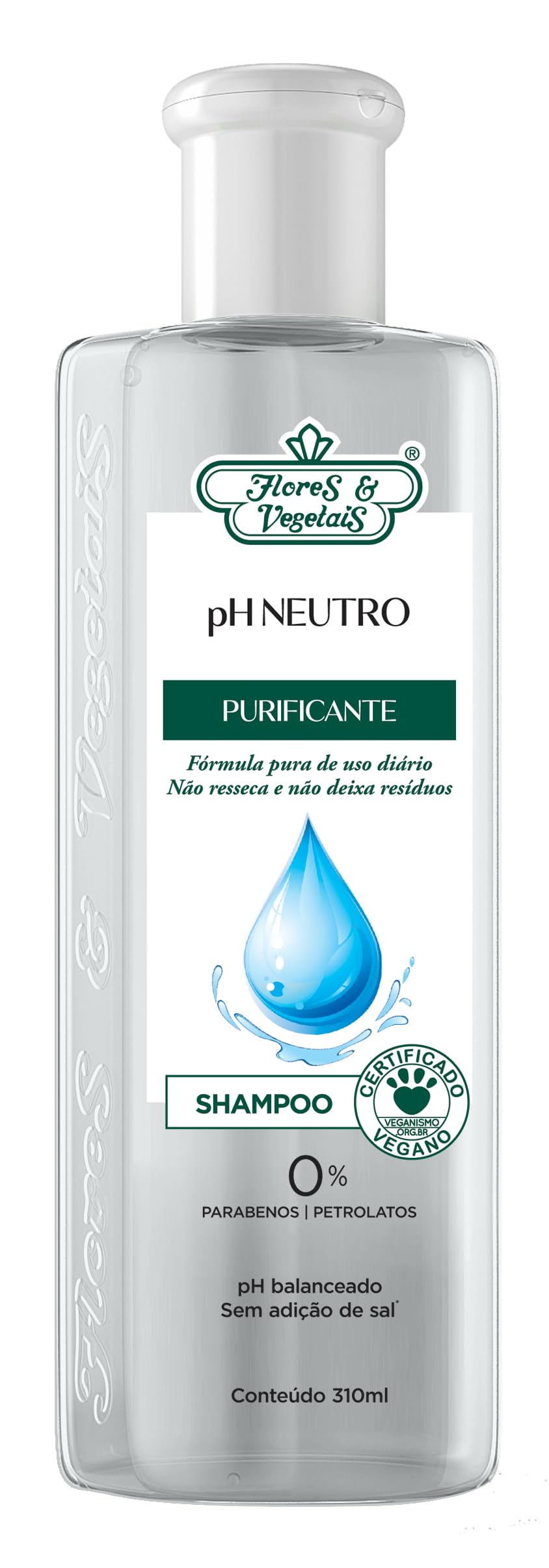 Flores e Vegetais Shampoo pH Neutro 310ml