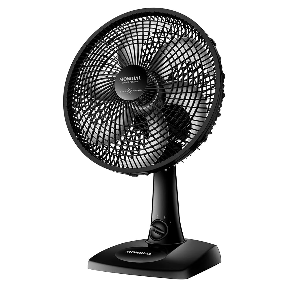 MONDIAL Ventilador de Mesa 30cm Super Power, Preto, 60W, 220V - VSP-30-B