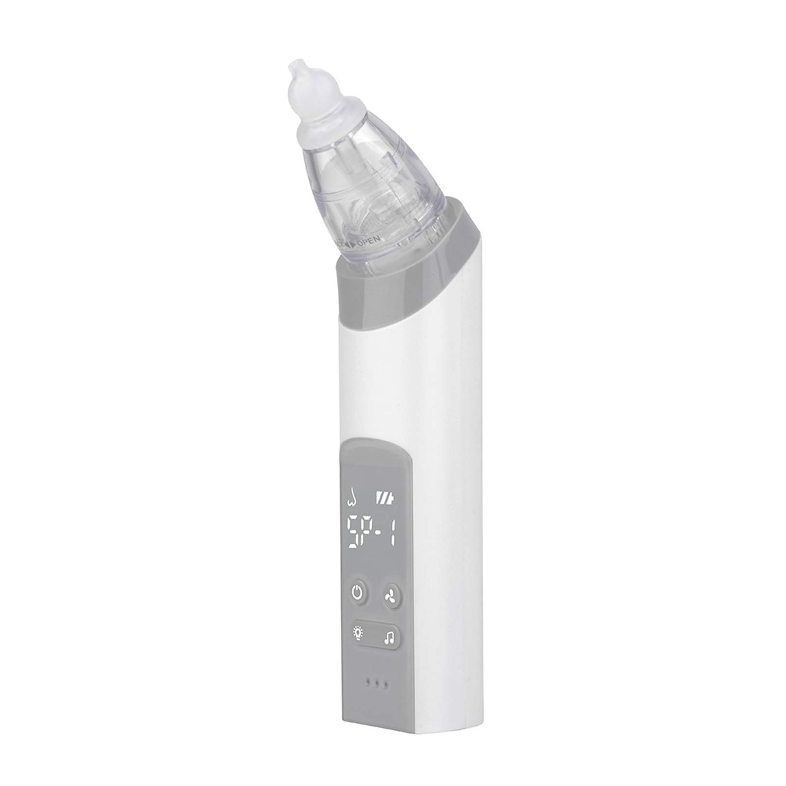 JJone Aspirador Nasal para Bebê com 3 Pontas de Silicone e Potências de Sucção