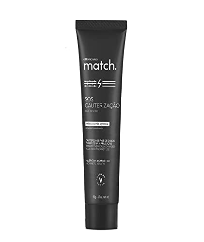 Máscara Capilar Pós-Química Match SOS Cauterização 50g O Boticário