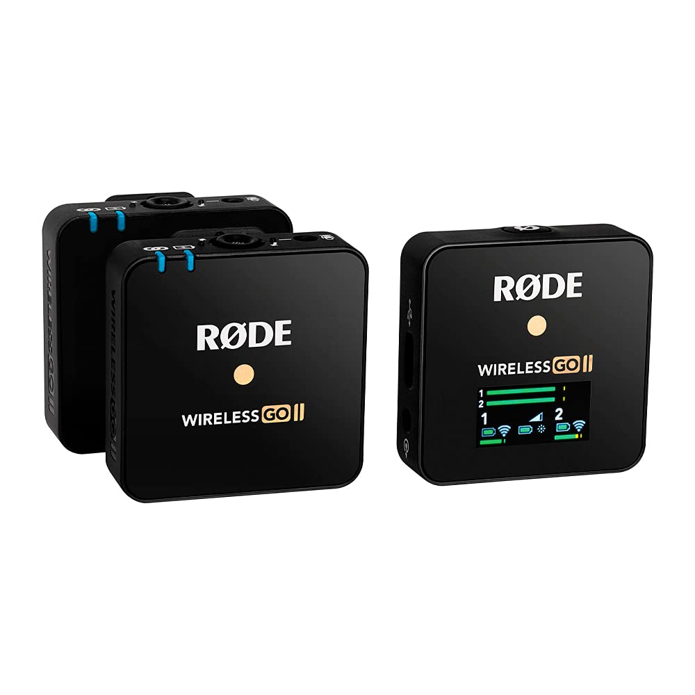 RØDE Wireless GO II Sistema de Microfone sem Fio Preto 2,4 GHz
