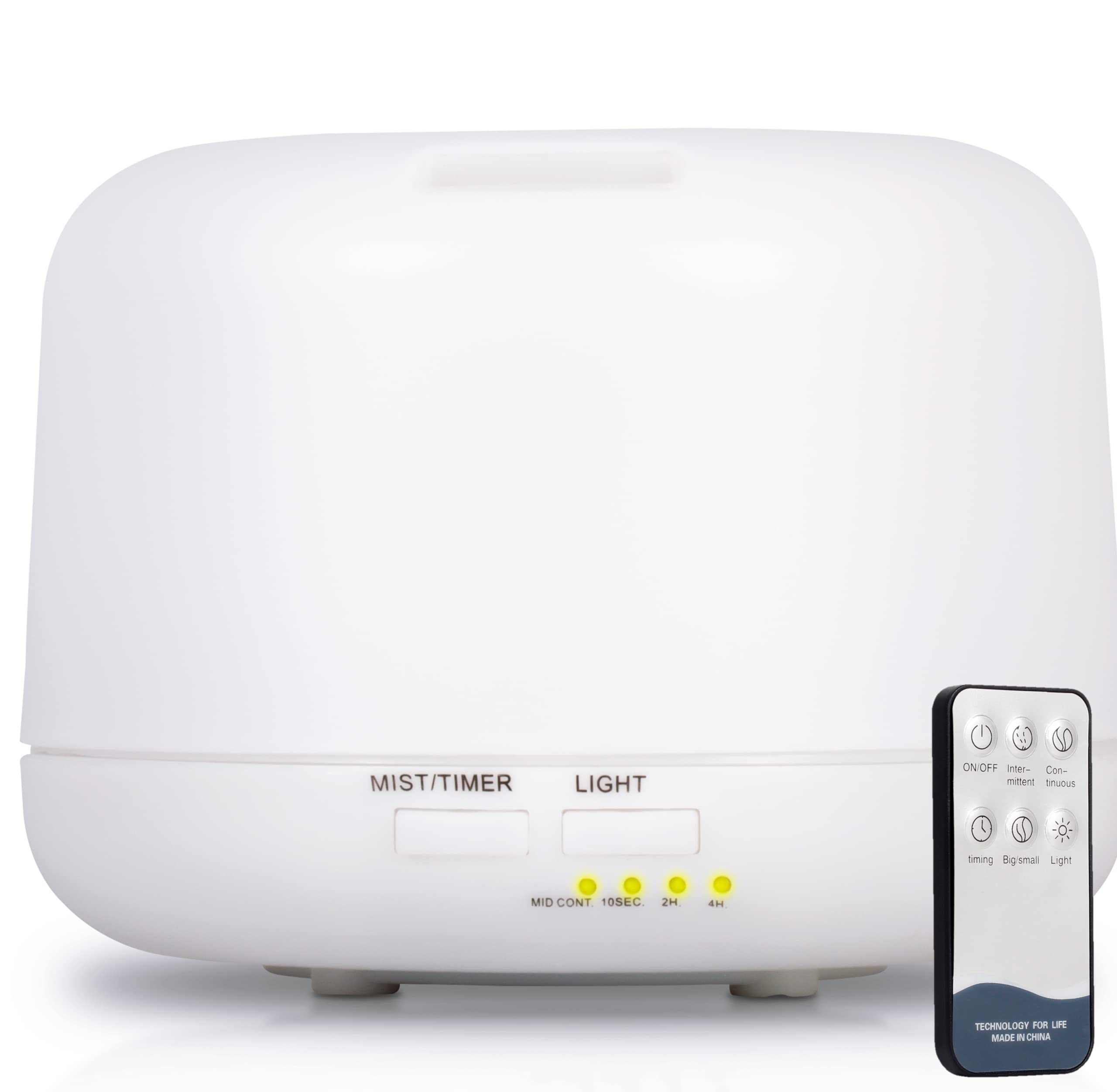Umidificador de Ar Difusor Ultrassônico 500ml com Controle Remoto