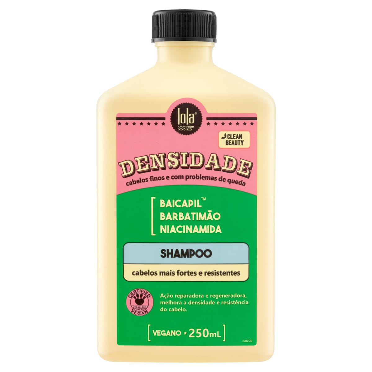 Densidade Shampoo 250ml, Lola Cosmetics