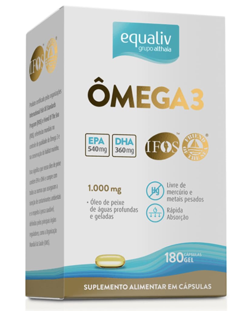 Ômega 3 Equaliv com 180 Cápsulas