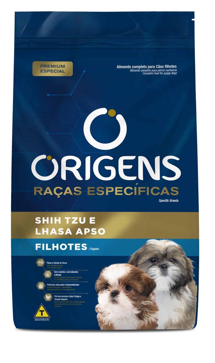 Origens Ração Raças Específicas Para Shitzu E Lhasa Apso Filhotes 1 Kg