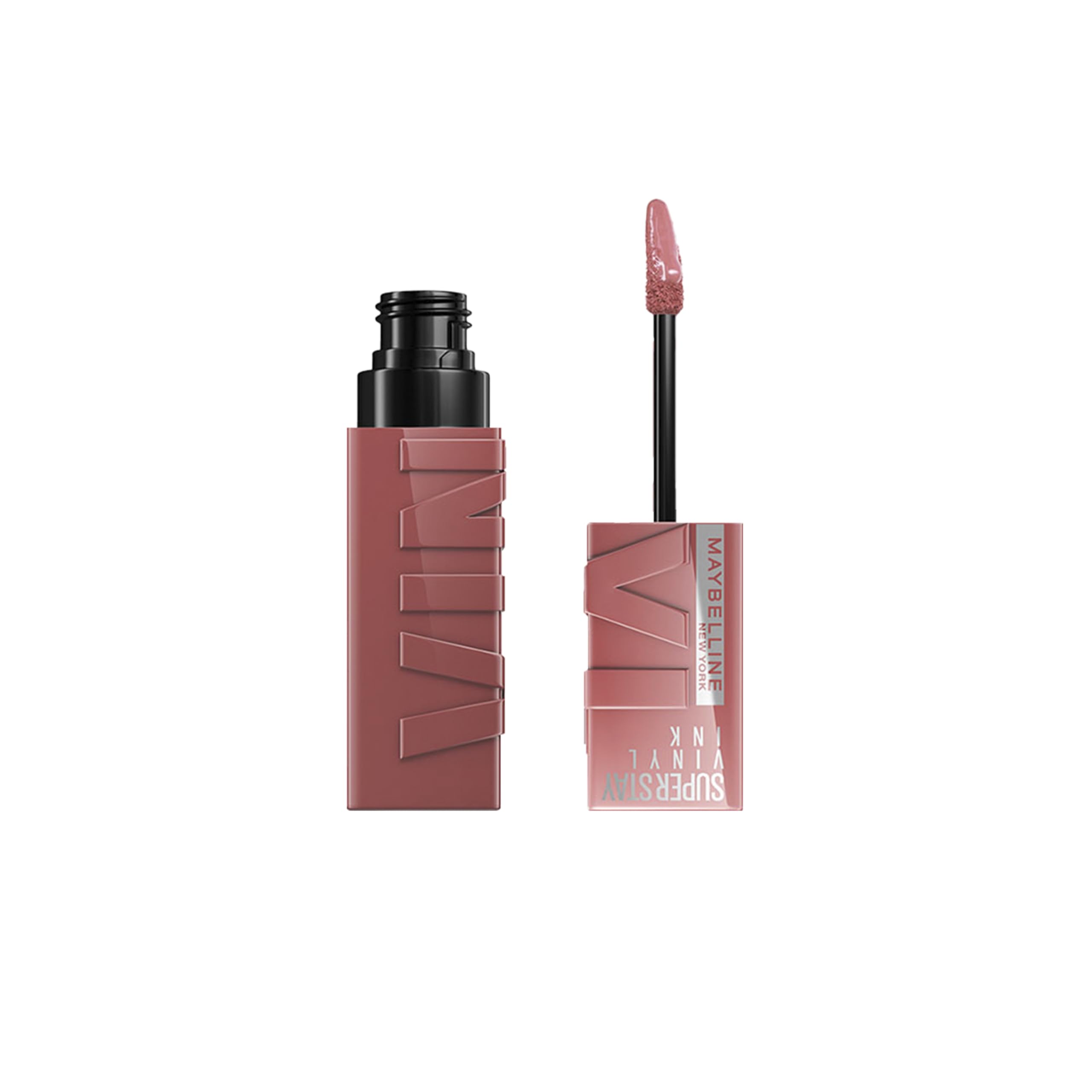 Maybelline NY SuperStay Vinyl Ink Batom Líquido, Longa Duração, Acabamento Vinil Espelhado e Efeito Gloss