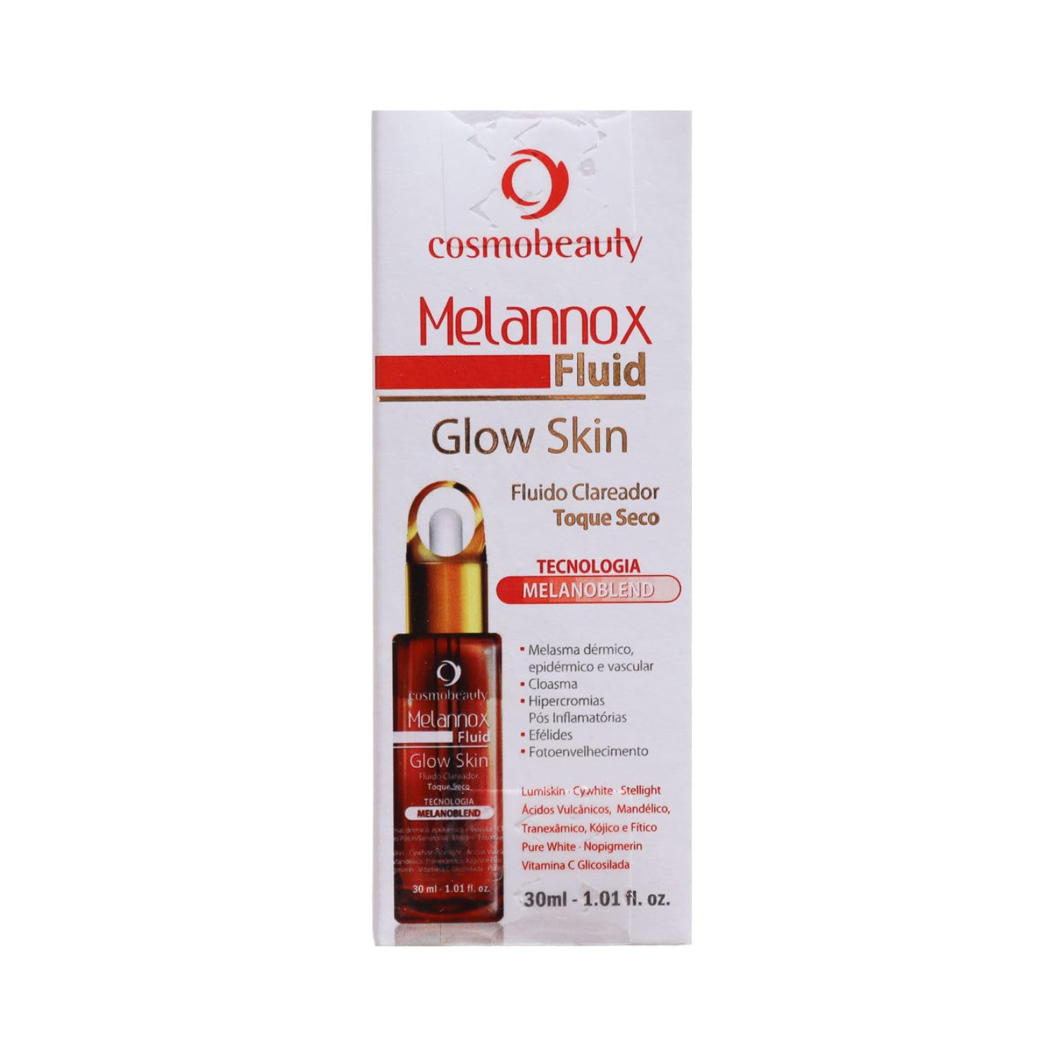 Melannox Fluid Glow Skin Clareador Cosmobeauty 30 ml